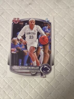 Topps Kiyomi McMiller Basketball Card - White/Blue